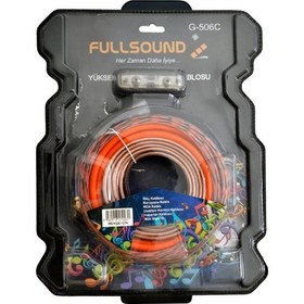 Resim FULLSOUND Oto Anfi Kablo Seti 8ga Fullsound G-506C 