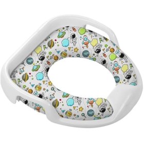 Resim Nemere Softy Jumbo Kids Çocuk-bebek Yanlardan Tutmalı Yumuşak Süngerli Klozet Kapağı Adaptörü Tech 