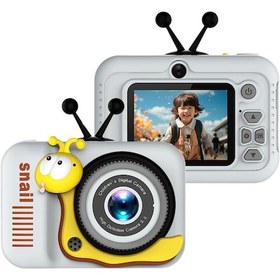 Resim Skycity Çocuklar İçin 720p Çift Kameralı 20mp Oyunlu Dijital Fotoğraf Makinesi - 4x Zoom, 2.0" Ekran, 64gb'ye Kadar Hafıza Desteği Beyaz 