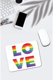 Resim pixolog Love Yazılı Mouse Pad 1522 