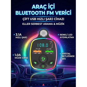 Resim Kensa Araç Fm Radyo Transmitter Çakmaklık Yeni Nesil Ultra Dayanıklı 