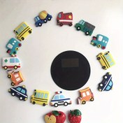 Resim 10 Adet Sevimli Karikatür Araba Mıknatısı - Oval Şekilli, Buzdolabı Dekorasyonunuz İçin Mükemmel Yumuşak Kauçuk Mıknatıslar 