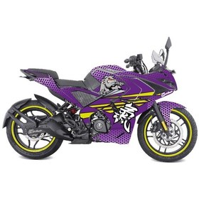 Resim Bajaj Rs200 Dog Mor Sarı Parçalı Kaplama Modeli 