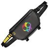 Resim Divoom Pixoo Slingbag Ledli Ekran APP Kontrollü Cross Body Siyah Çapraz Bel Çantası 