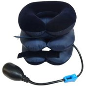 Resim Willowhaven Mavi Renk Profesyonel 3 Katmanlı Boyun Yastığı - Ayarlanabilir Servikal Traksiyon Ağrı Duruş Düzeltme 