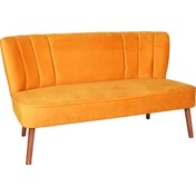 Resim Ze10 Design Moon River Loveseat Ikili Kanape Turuncu 