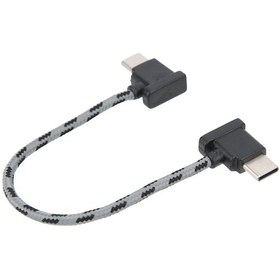 Resim Geeroyoo Djı Mavic Air 2/mini 2/pocket İçin 15cm Tip-c Nylon Veri Kablosu - Hızlı Video/resim Aktarımı, Sağ Açıli Konnektör, Dayanıklı Ve Hafif 