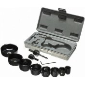 Resim Trendhane 11 Adet Metal Ahşap Daire Delme Panç Seti 