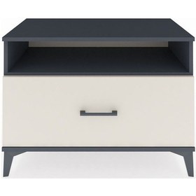 Resim Hyperion Şifonyer Tek Raflı Tek Çekmeceli 88x44x64 Antrasit-aytaşı Antrasit 