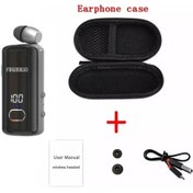Resim Fineblue F580 Metal Klip Kablosuz Kulaklık Lotus Bluetooth 5.3 Hd Mic Gürültü Gray With Bag 