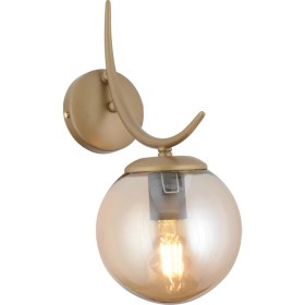 Resim Apliqa Germaine Tekli Eskitme Bal Camlı Modern Yatak Başı, Salon Aplik 