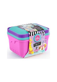 Resim Slime Dıy Market Sepeti Sürpriz Paket Atıştırmalıklar Pembe 