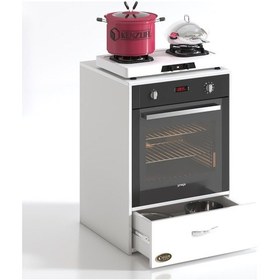 Resim Kenzlife Ankastre Modülü Kabini Argon Byz Fırın Ocak Dolabı Çekme 