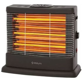 Resim MİNİSAN MS-2100 MİDİ 2100 W QUARTZ ELEKTRİKLİ ISITICI SOBA 