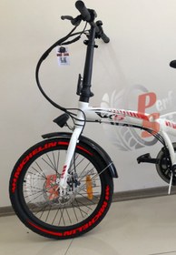Resim Performance Stickers Michelin + Kuyruk Elektrikli Bisiklet Lastik Yazısı Lastik Sticker RKS E-Bike Lastik Stikeri 8 adet 