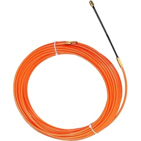 Resim Guangdong Spirit 4mm 30 Metre Turuncu Kılavuz Cihazı Naylon Elektrik Kablosu Itme Elcikleri Kanalı Yılan Rodder Balık Bant Tel 