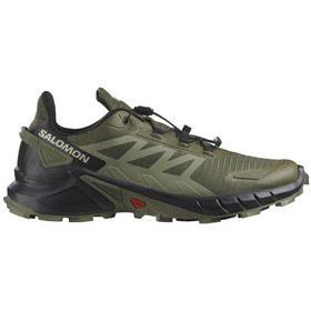 Resim Salomon Supercross 4 Erkek Outdoor Ayakkabı L47205100 27848 Olive Night/moss Gray/black Haki - Siyah 