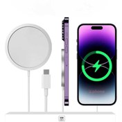 Resim Sphone Iphone 13 Ve 13 Mini Uyumlu Magsafe Wireless Kablosuz Hızlı Şarj Cihazı Aygıtı Manyetik Typc-e Giriş 