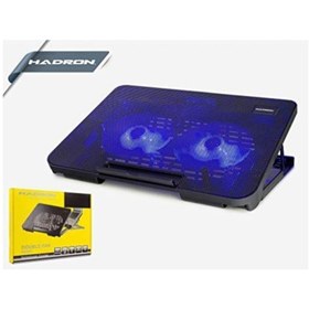 Resim HADRON Notebook Soğutucu Fan Stand 2 Fanlı Mavi Ledlı Gamıng Soğutucu 
