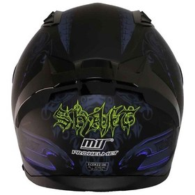 Resim Mts Pro Helmets M-801 Snake Full Face Motosiklet Kaskı Mision Blue 