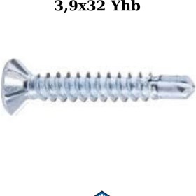 Resim Seka Hand Tools 3,9X32 Yhb Ispanyolet Vida 25 Adet 