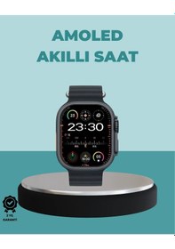Resim Diğer Amoled Akıllı Saat 49mm Bluetooth Arama Spor Ve Sağlık 