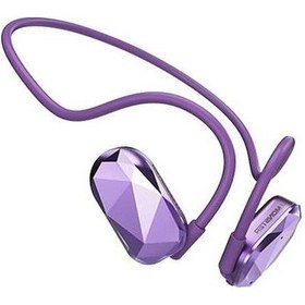 Resim Treasures Bluetooth 5.3 Kemik İletimli Kablosuz Spor Kulaklık Ipx5 Su Geçirmez Hifi Ses - Mor Mor Renk 