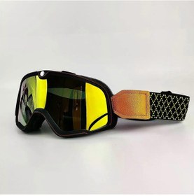 Resim Retro Motosiklet Gözlükleri Kayak Gözlükleri Motokros Güneş Gözlükleri Geniş Görüş Mtb Atv Gözlükleri Cafe Racer Chopper Bisiklet Yarışı 