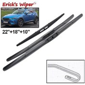 Resim Erick'in Silecek Lhd Ön Ve Arka Silecek Lastikleri Seti Mazda Cx-3 Cx3 2014 - 2023 Ön Cam Ön Cam Pencere Fırçaları 