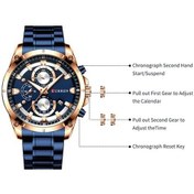 Resim Yingfu Erkek İş Saatleri - Kuru Madde Hareketli, Su Geçirmez, Çok Fonksiyonlu Takvimli, Gümüş Çelik Kayışlı, Beyaz Kasa Çok Çok Renkli 