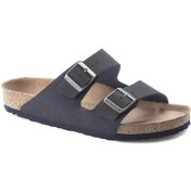 Resim Birkenstock Arizona Desert Dust Vegan Çift Bantlı Erkek Terlik 1023150 Indıgo Blue 