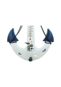 Resim Marin Dekoratif Çapa, Termometreli, 37 cm 