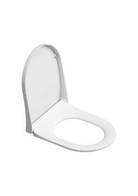 Resim Aqua Bagno Moon Yavaş Kapanan Klozet Kapağı - Duroplast Beyaz 