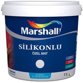 Resim Marshall Silikonlu Özel Mat Duvar Boyası 15 Lt - 20 Kg 