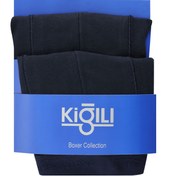 Resim Açık Lacivert 2'li Pamuklu Süprem Boxer Seti Kigili