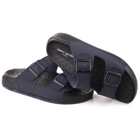 Resim Pierre Cardin Pc-7408 Erkek Rahat Taban Tokalı Terlik Lacivert 