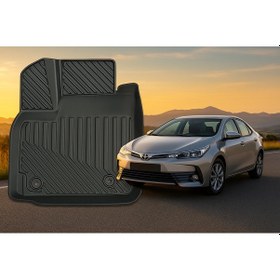 Resim Toyota Corolla Sedan 2013-2018 +uyumlu 3d Premium Oto Paspas Su Geçirmez, Kaymaz, Kolay Temizlenir 