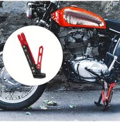 Resim Dashanshop Titanyum Cnc Altın Renk Ayarlanabilir Kaydırmaz Motor Bisiklet Dayanağı 