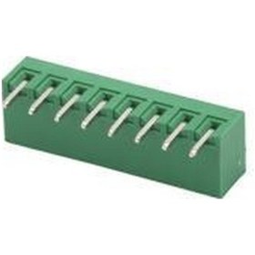 Resim 8 Pin Geçmeli Klemens 90' Erkek 5.08mm Yeşil 