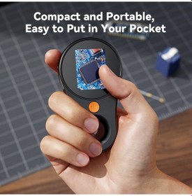 Resim Lemestar El Tipi Dijital Mikroskop 500x Büyütme 2mp 1080p Hd Fotoğraf-video 8 Led Işıklı Pc Uyumlu Siyah Kişi-çocuk 