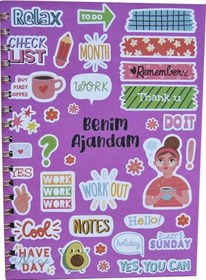 Resim Melimelek Benim Ajandam Sticker 1 Dd-021 Çok Renkli 