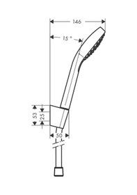 Resim Hansgrohe Croma Select E Porter Duş Seti 1.25 M Diğer 