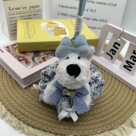 Resim Baijiafu2 Yeni 1 Adet Karikatür Çanta Çekicilik Anahtarlık Sevimli Iyi Şanslar Hediye Peluş Oyuncaklar Bebekler (Yurt Dışından) 