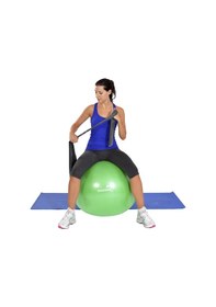 Resim Yoga & Pilates Egzersiz Bandı Siyah Renk 1.5 Metre 