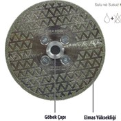 Resim Eratool ELMAS TESTERE ÇİFT YÜZEY SÜREKLİ FLANŞLI M14 125 ÇYF ERA50121 ERATOOL 