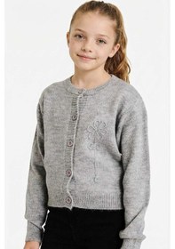 Resim Defacto Kız Çocuk Hırka G3827a825wngr2 Gri-gr2 