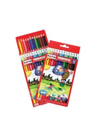 Resim Fatih Kuru Boya Tridocia Üçgen Mercanlı Tam Boy 12 Renk 