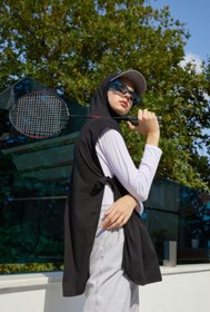 Resim mirach Hijab Sport Sweat - Siyah, Rahat Ve Şık Spor Tesettür Ürünü 