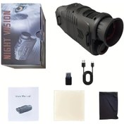 Resim Tongdashop Siyah Hd Gece Görüş Teknoloji Monoküler - Şarj Edilebilir, Usb Bağlantı, Dijital Zoom Av Kamp 