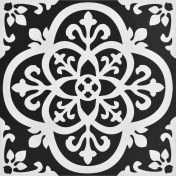 Resim FP2475 Gotik Peel & Stick Yer, Siyah 